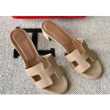 Hermes Heel 5cm Oasis Sandals in Togo Leather (original quality) 11