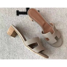 Hermes Heel 5cm Oasis Sandals in Togo Leather (original quality) 21
