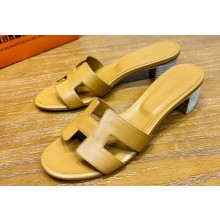 Hermes Heel 5cm Oasis Sandals in Swift Box Calfskin (original quality) 39