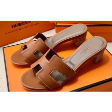 Hermes Heel 5cm Oasis Sandals in Swift Box Calfskin (original quality) 75