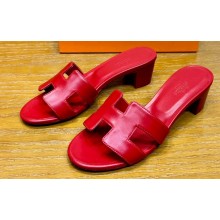 Hermes Heel 5cm Oasis Sandals in Swift Box Calfskin (original quality) 41
