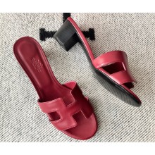 Hermes Heel 5cm Oasis Sandals in Swift Box Calfskin (original quality) 10
