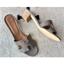 Hermes Heel 5cm Oasis Sandals in Swift Box Calfskin (original quality) 25