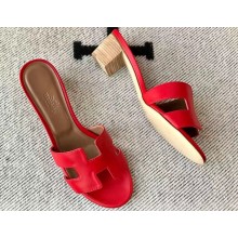 Hermes Heel 5cm Oasis Sandals in Swift Box Calfskin (original quality) 35