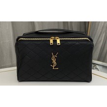Saint Laurent GABY vanity case Bag in quilted lambskin 753171 Black 2024