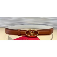 Valentino The Bold Edition Vlogo Shiny Calfskin Belt 30 mm 03