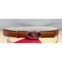 Valentino The Bold Edition Vlogo Shiny Calfskin Belt 30 mm 04