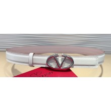 Valentino The Bold Edition Vlogo Shiny Calfskin Belt 30 mm 06
