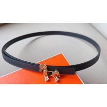 Hermes Tornade belt buckle & Reversible leather strap 13 mm 01