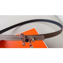 Hermes Tornade belt buckle & Reversible leather strap 13 mm 03