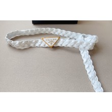 Prada Width 2.5cm Braided Nappa leather belt 03