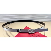 Valentino Vlogo Signature Reversible Belt In Metallic And Shiny Calfskin 10 mm 01