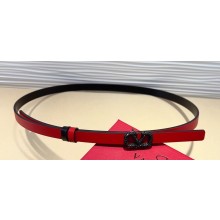 Valentino Vlogo Signature Reversible Belt In Metallic And Shiny Calfskin 10 mm 05