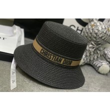 Dior D-Bobby Small Brim Straw Hat 01 2024