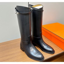 Hermes Jumping boots in calfskin Black 2024
