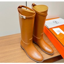 Hermes Jumping boots in calfskin Brown 2024