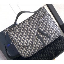 Dior Maxi Soft Saddle Bag in Beige and Black Dior Oblique Jacquard 2024