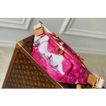 Louis Vuitton Monogram Surfin’ canvas Rush Bumbag M24987 Pink 2024