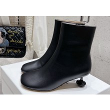 Loewe Heel 5.5cm Toy ankle bootie in nappa lambskin Black 2024