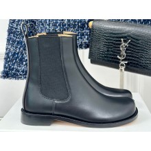 Loewe Campo Chelsea boot in calfskin Black 2024