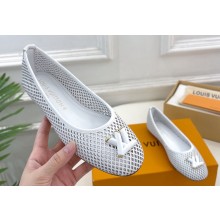 Louis Vuitton Shake Flat Ballerinas Perforated calf leather White 2024