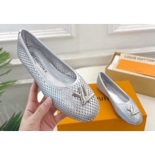 Louis Vuitton Shake Flat Ballerinas Perforated calf leather Silver 2024