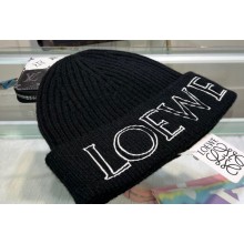 LOEWE beanie Hat in wool knitted 01 2024