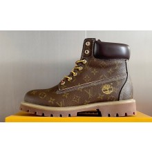 Louis Vuitton LV x Timberland 6-In High End Ankle Boots 1AD74H Brown 2024