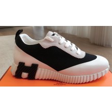 Hermes Bouncing Women/Men sneakers in satin knit and suede goatskin 02 2024
