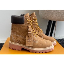 Louis Vuitton LV x Timberland 6-In Ankle Boots 1AD72T Beige 2024