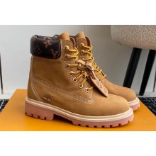 Louis Vuitton LV x Timberland Ankle Boots 1AD74X Beige 2024