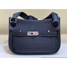 Hermes mini jypsiere bag in swift leather Dark Blue with Gold/Silver Hardware (original quality+handmade)
