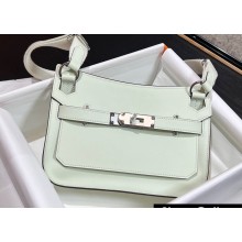Hermes mini jypsiere bag in swift leather Pale Green with Gold/Silver Hardware (original quality+handmade)