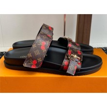 LV x TM Bom Dia Flat Comfort Mule 1ahm03 BROWN 2025