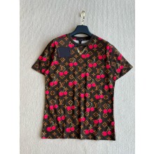 LV x TM Cherry T-Shirt 1AHJJF BROWN 2025