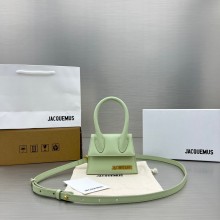 Jacquemus Le Chiquito Mini Bag mint green in box leather 2023