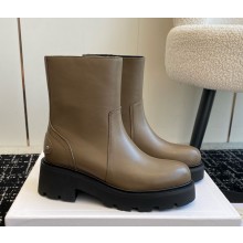 Celine Triomphe Rangers zipped boots in calfskin brown 1108-2024