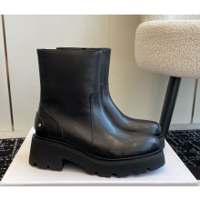 Celine Triomphe Rangers zipped boots in calfskin black 1108-2024