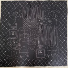 Chanel SILK SQUARE Scarf 90x90cm 09 2023