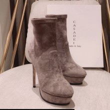 CASADEI Suede Short Boots 2021 04