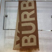 burberry Logo Wool Jacquard Scarf Archive Beige 2022