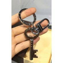 Louis Vuitton Key Bag Charm And Key Holder Silver