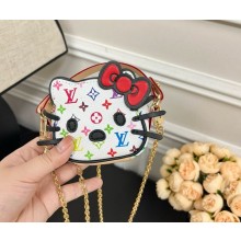 Louis Vuitton Mini Hello Kitten Bags leather white 2024