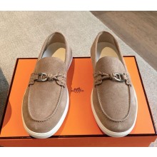 Hermes Job women/men suede leather loafers 1029-07 2024