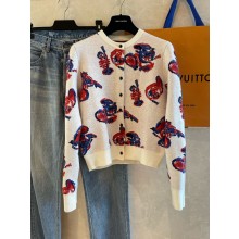Louis Vuitton Trumpet Jacquard Cardigan 2023