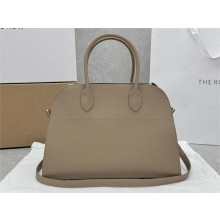 THE ROW MARGAUX 12 BAG IN pebble grain leather chai 2024