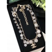Chanel Double Crystal Necklace 2018