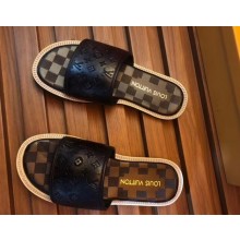  louis vuitton damier graphite men's slides 01