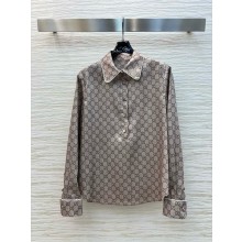 GUCCI GG silk twill shirt 2024