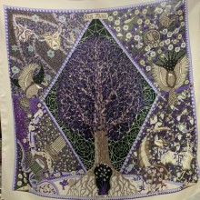Hermes Cashmere Silk Scarf 140x140cm 73 2022